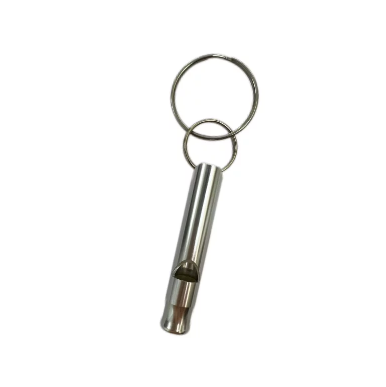 Silver Whistle Keychain