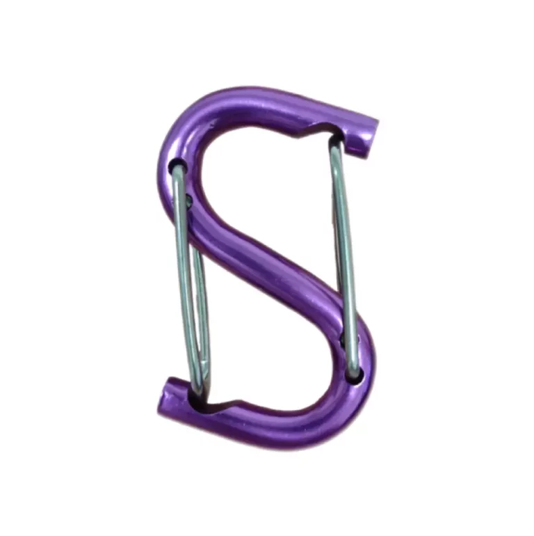 S-Shaped Wire-Gate Aluminum Carabiner