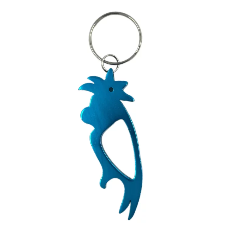 Bird Shaped Bottle Opener Keychain
