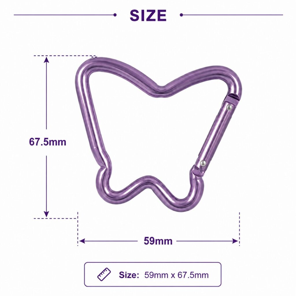 Butterfly Shaped Carabiner 3