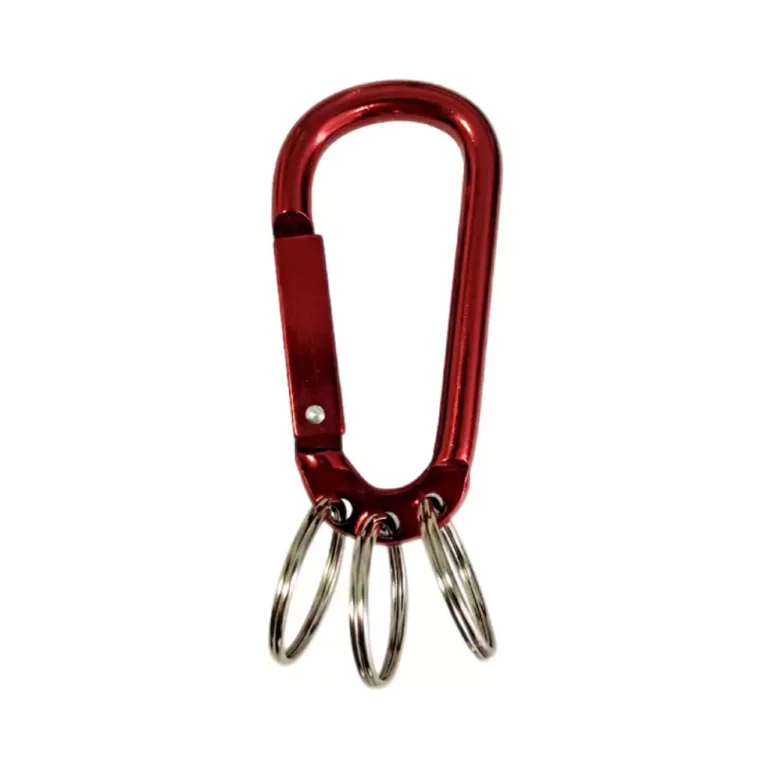 Carabiner with Triple Split Rings (74×36.5mm)