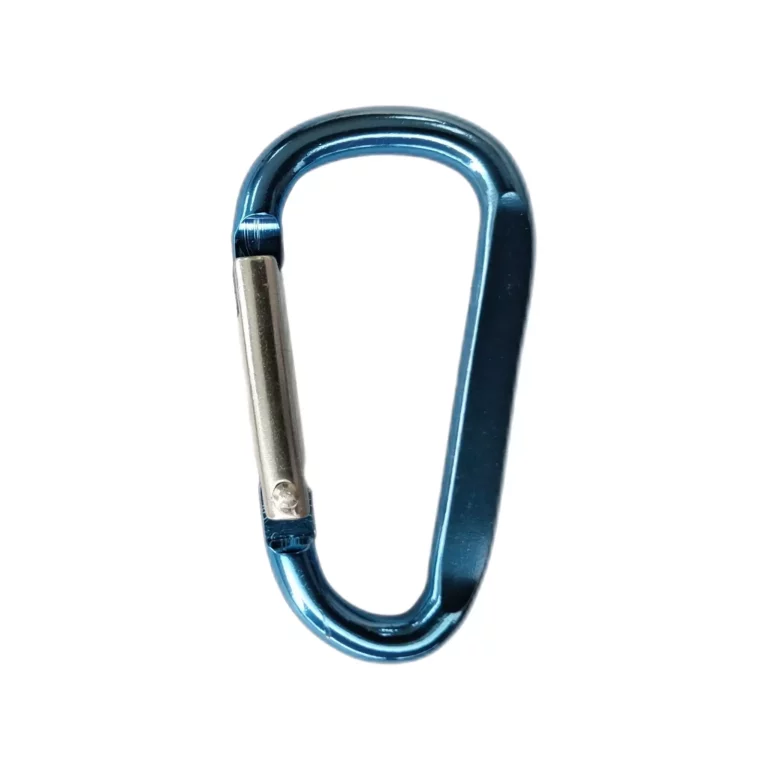 D Shaped Carabiner  (Metallic Blue)