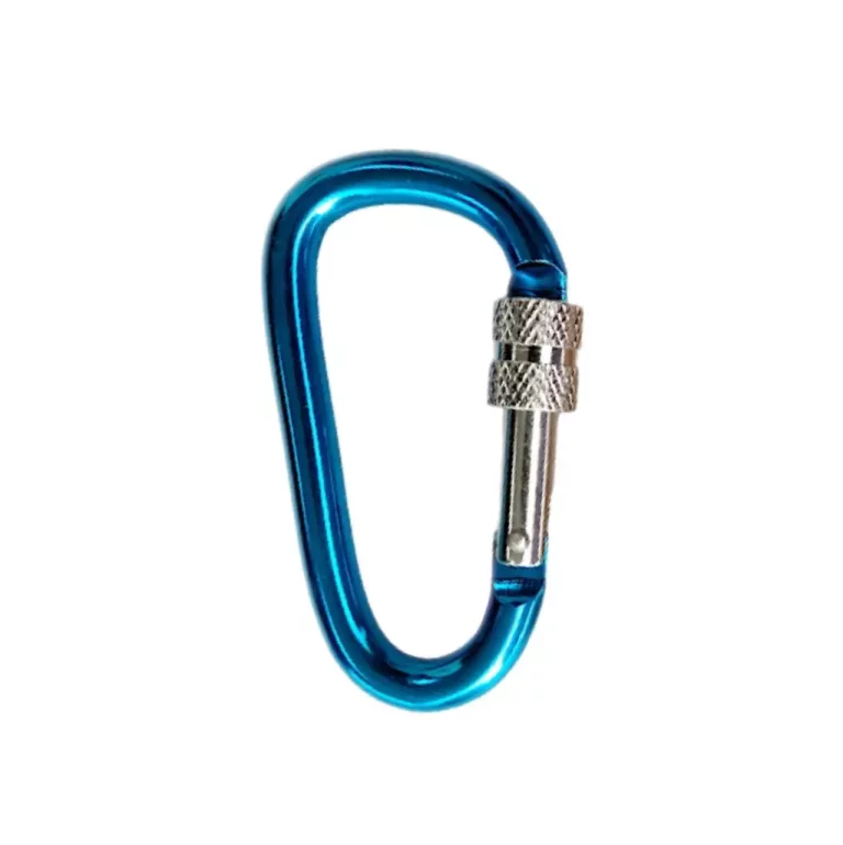 D Shaped Screw-Lock Carabiner (31.6×57.5mm)