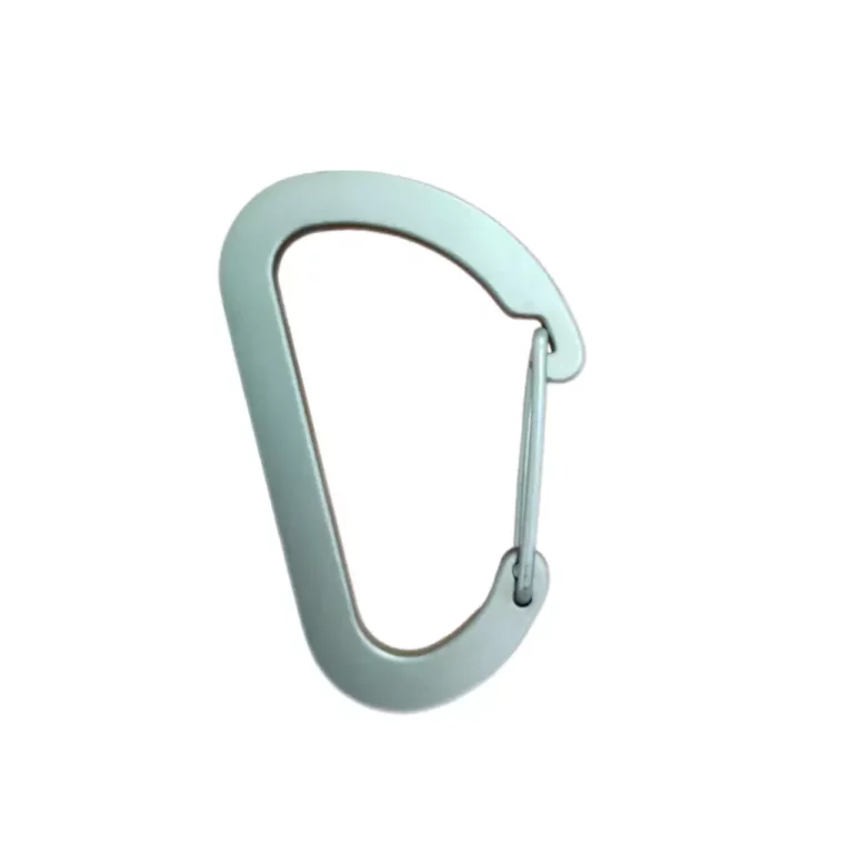D-Shaped Wire-Gate Aluminum Carabiner 41×65.3mm