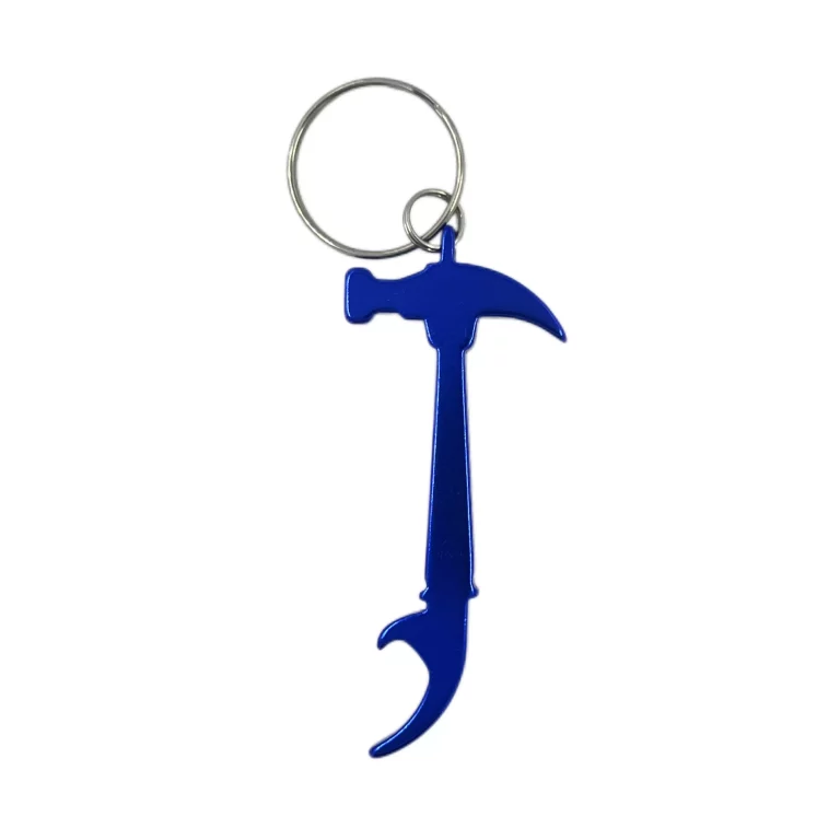 Hammer Shaped Bottle Opener Keychain