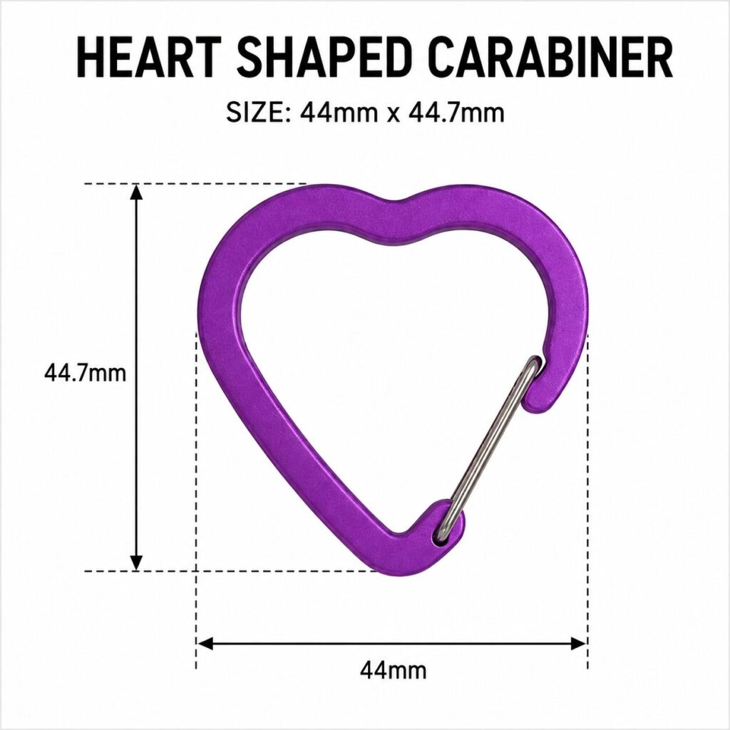 Heart Shaped Carabiner