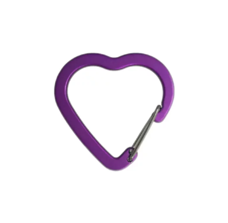 Heart Shaped Carabiner 44mm x 44.7mm
