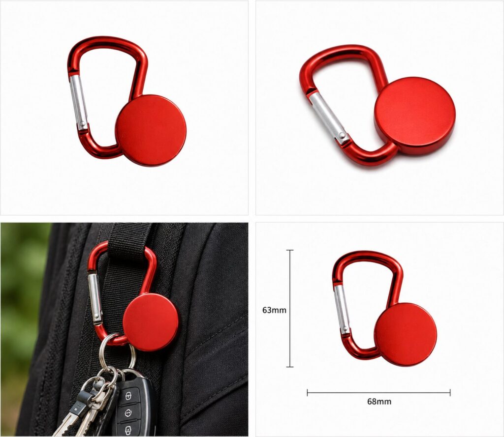 Round Tag Carabiner