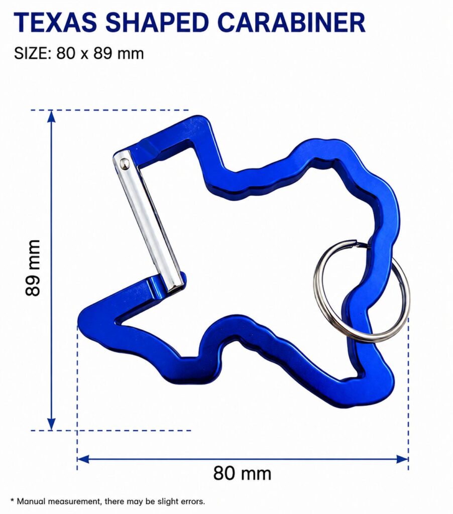 Texas Shaped Carabiner