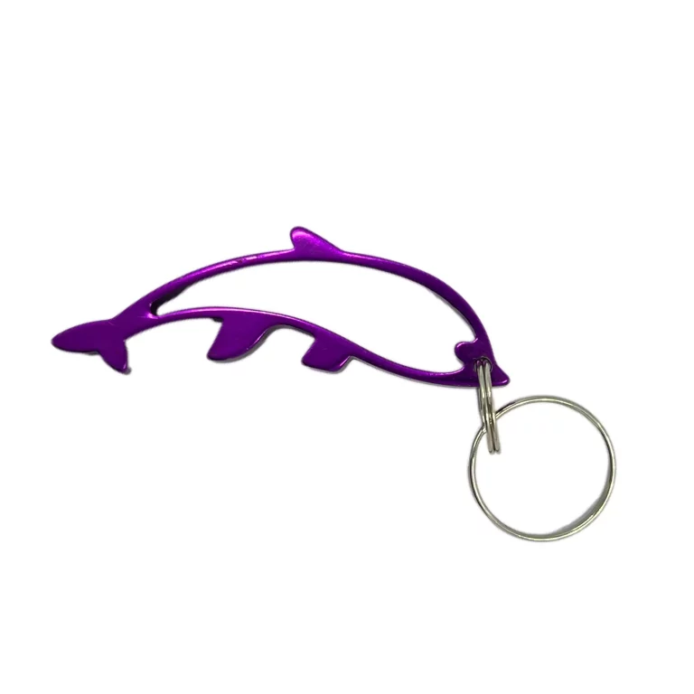 Whale Shaped Bottle Opener Keychain