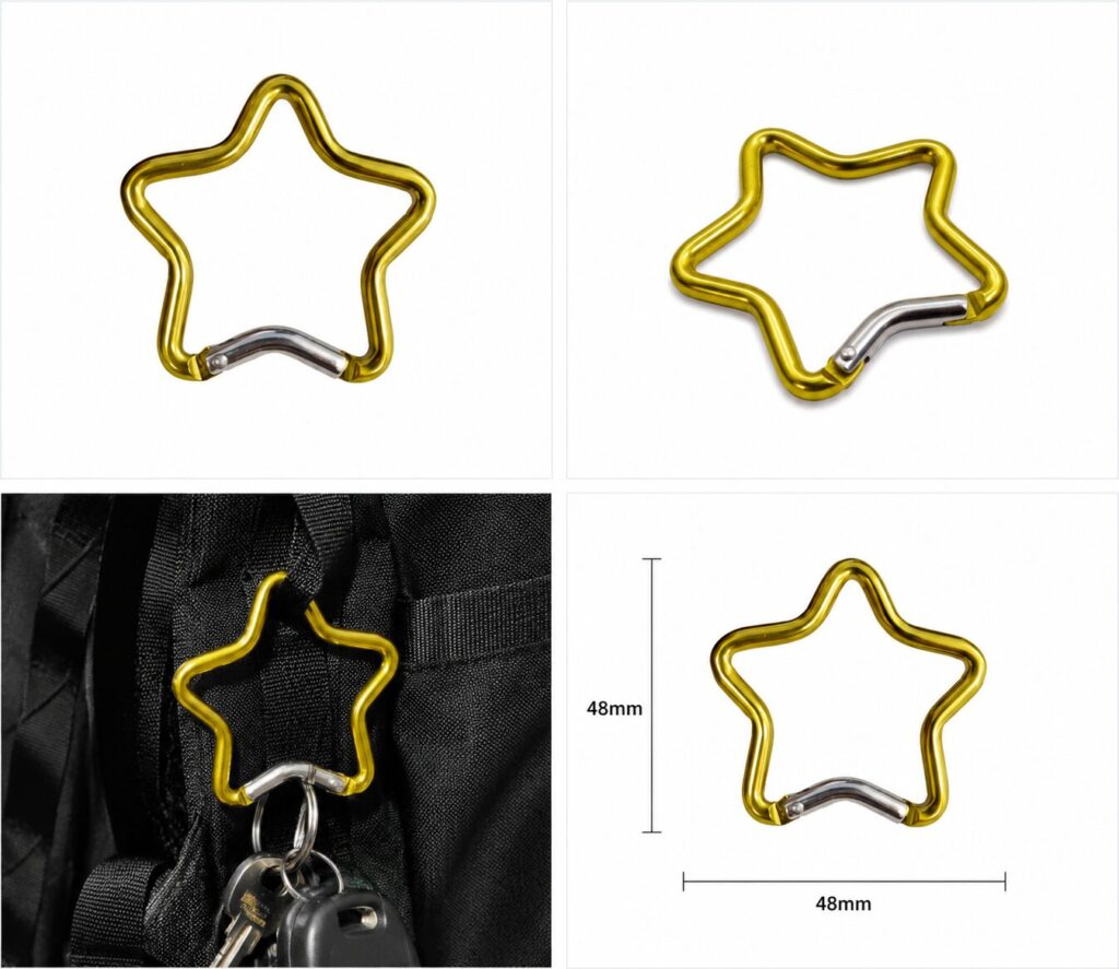 Pentagonal (Star) Shaped Carabiner