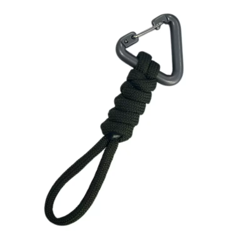 Black Paracord Carabiner