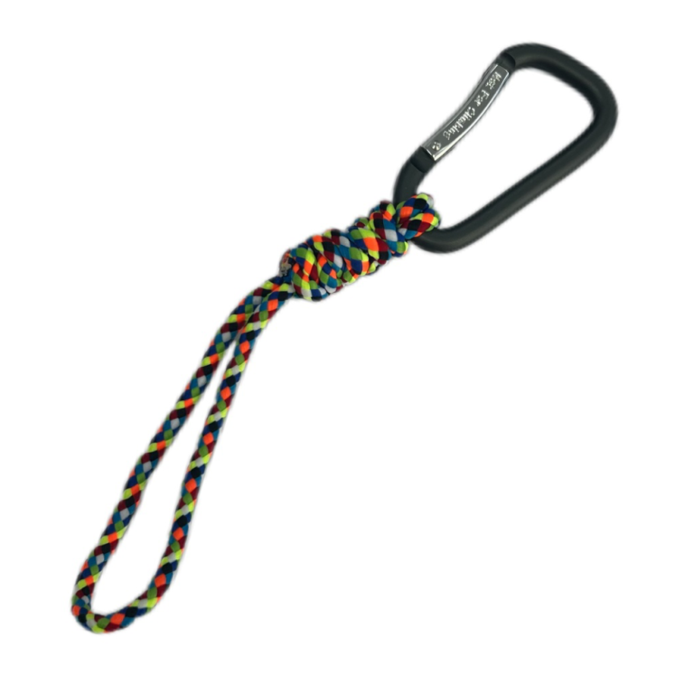Colorful Paracord Black Carabiner