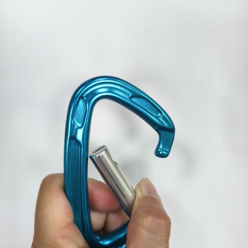 A1272 Blue Straight Gate Carabiner1