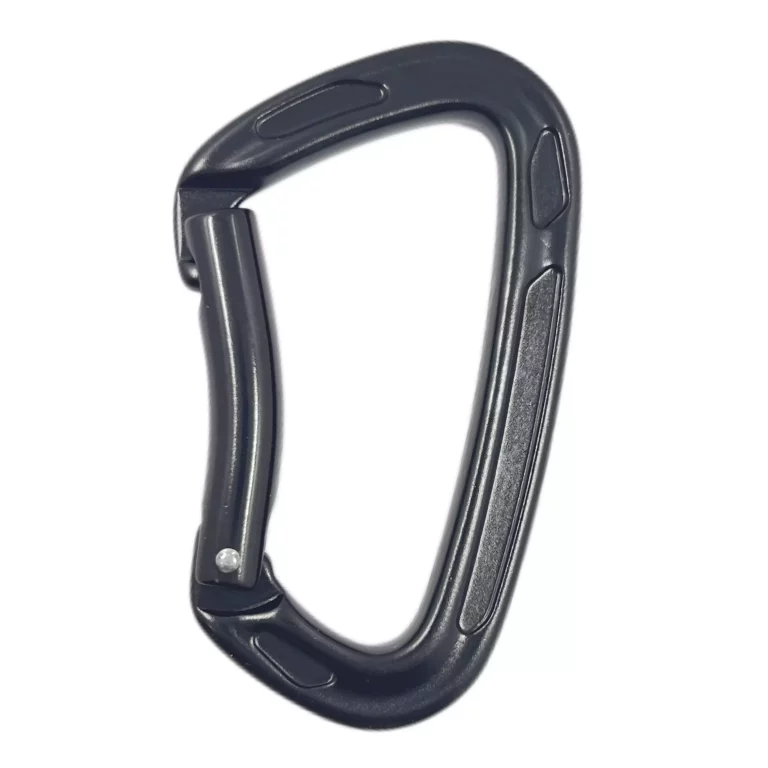 A1272C Black Bent Gate Carabiner