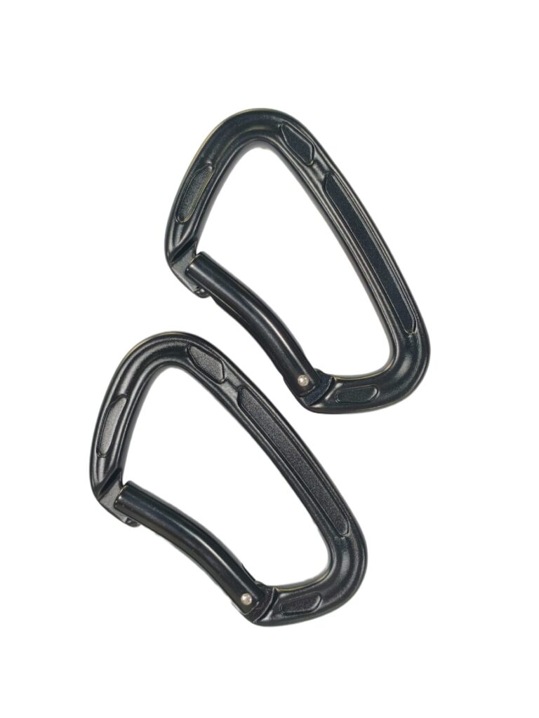 A1272C Black Bent Gate Carabiner2