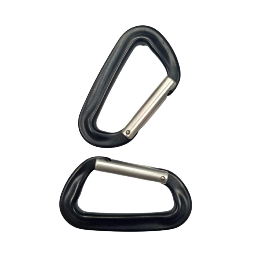 A1301 Black Straight Gate Carabiner