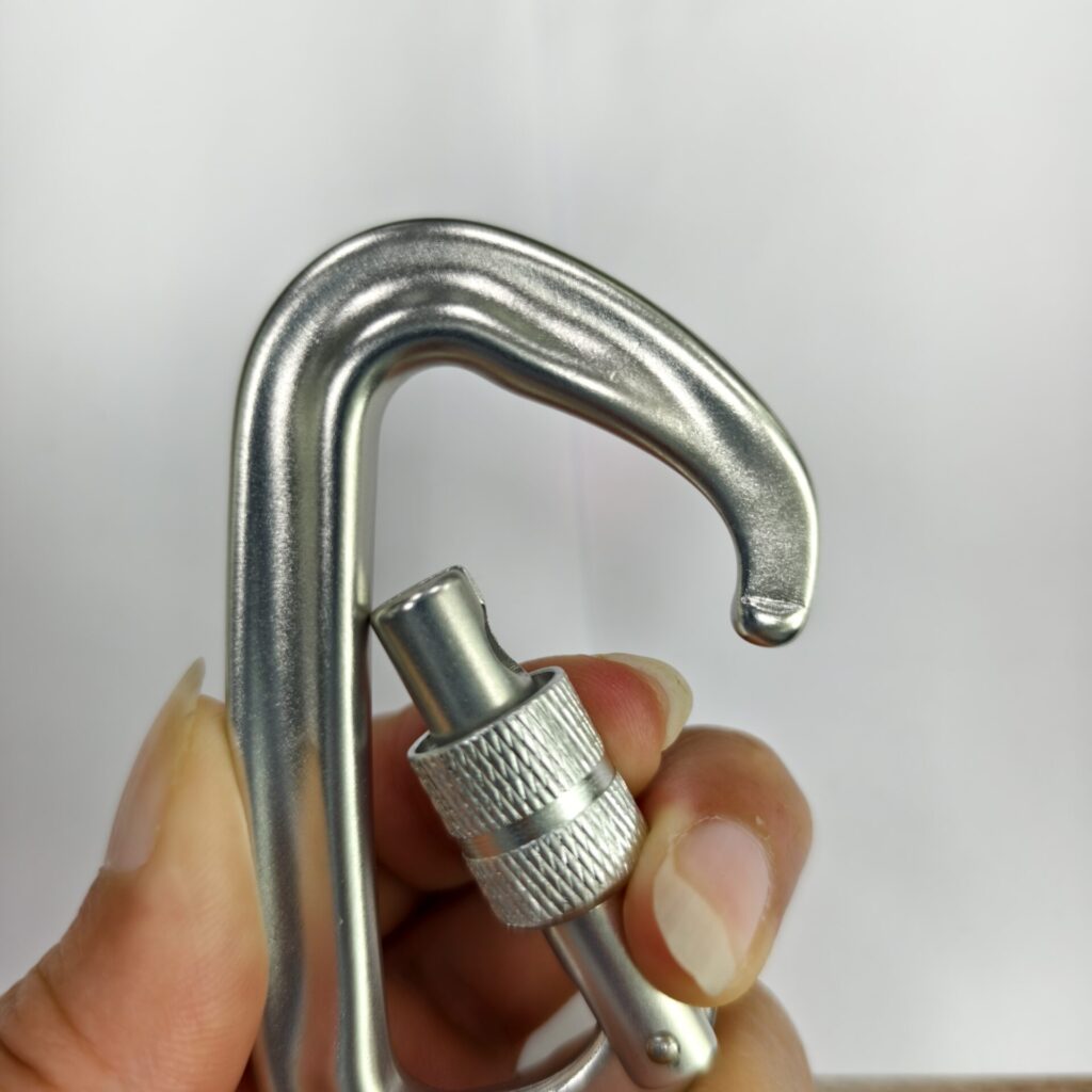 A1301N Silver Aluminum Carabiner