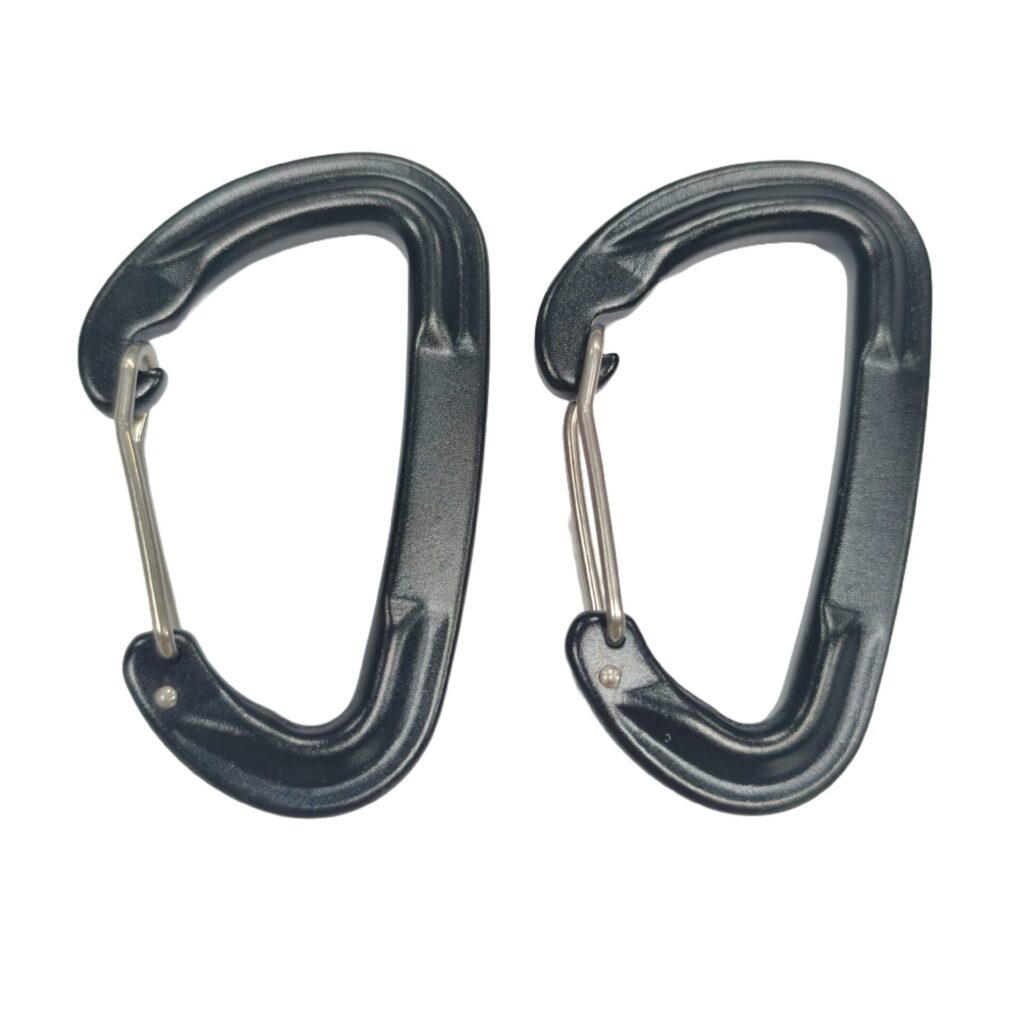 A1302U Black Aluminum Carabiner2