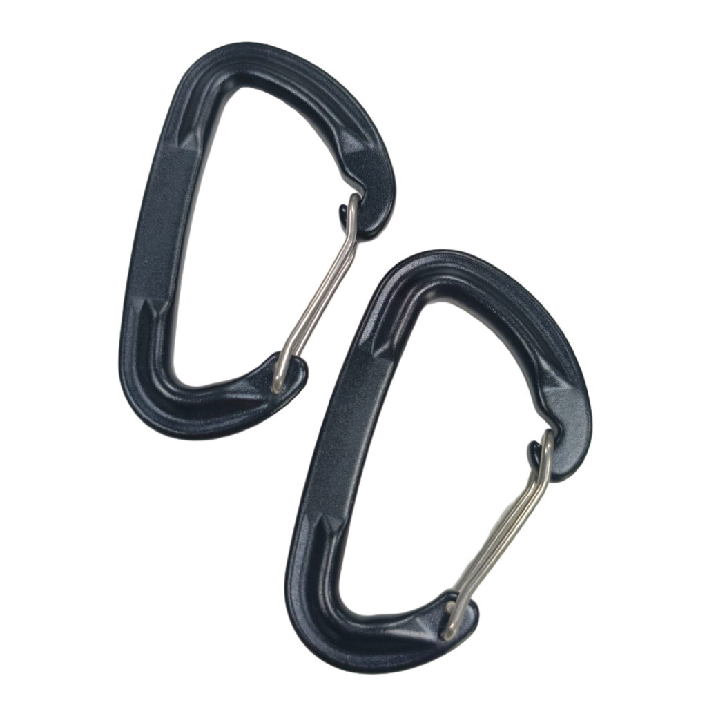 A1302U Black Aluminum Carabiner2