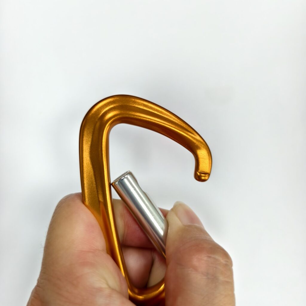A1303 Yellow Aluminum Carabiner