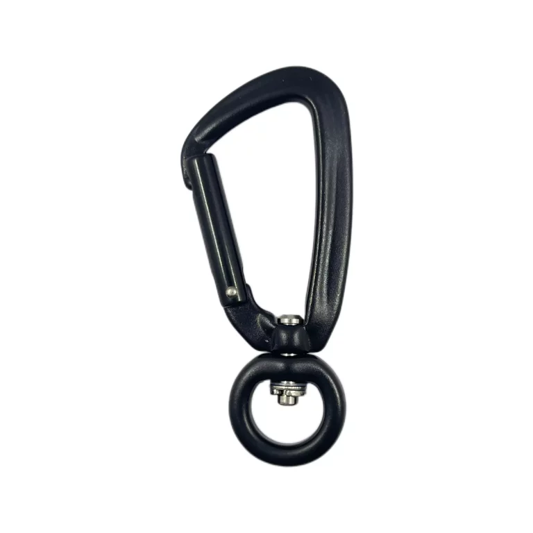 A1303+B Black Aluminum Carabiner