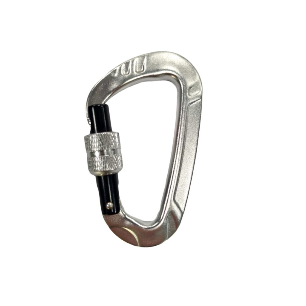 A1305N Silver screw lock Aluminum Carabiner