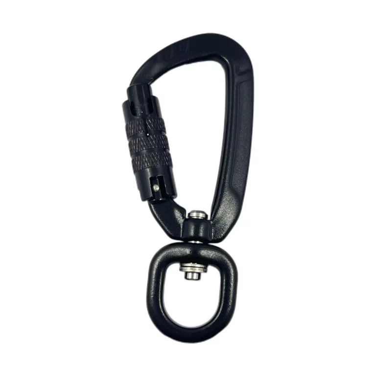 A1305TN+C Black Aluminum Carabiner