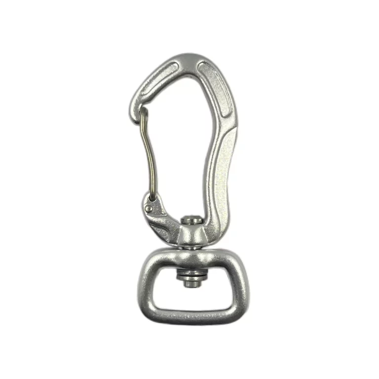 A1350U+A Silver Aluminum Carabiner