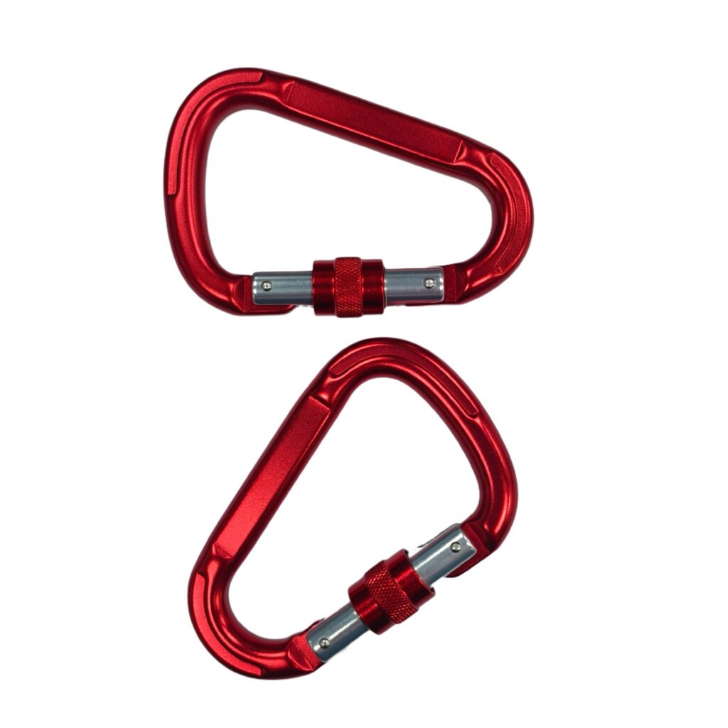 A1811N Red Aluminum Climbing Carabiner1