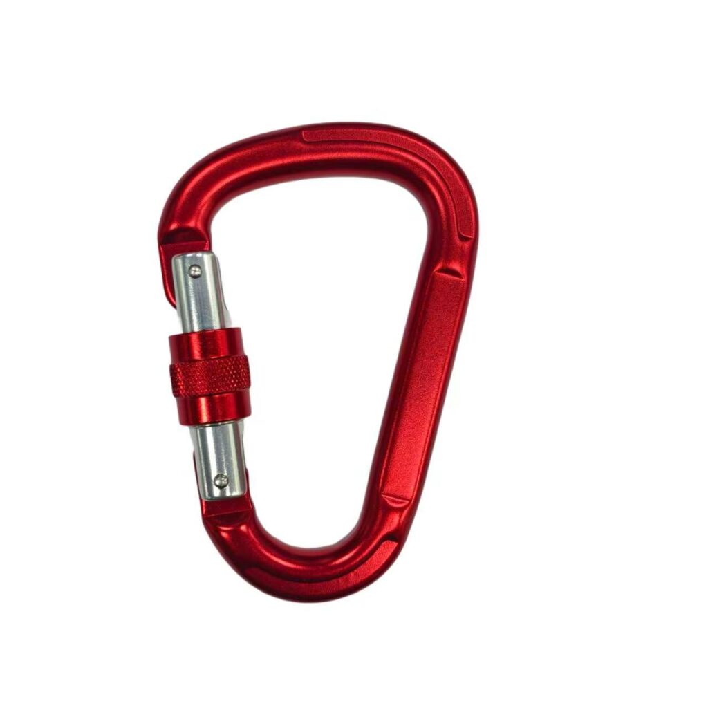 A1811N Red Aluminum Climbing Carabiner1