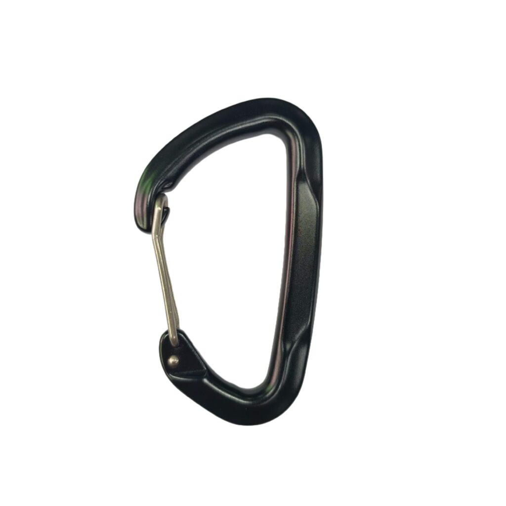 A2062U Black Aluminum Climbing Carabiner1