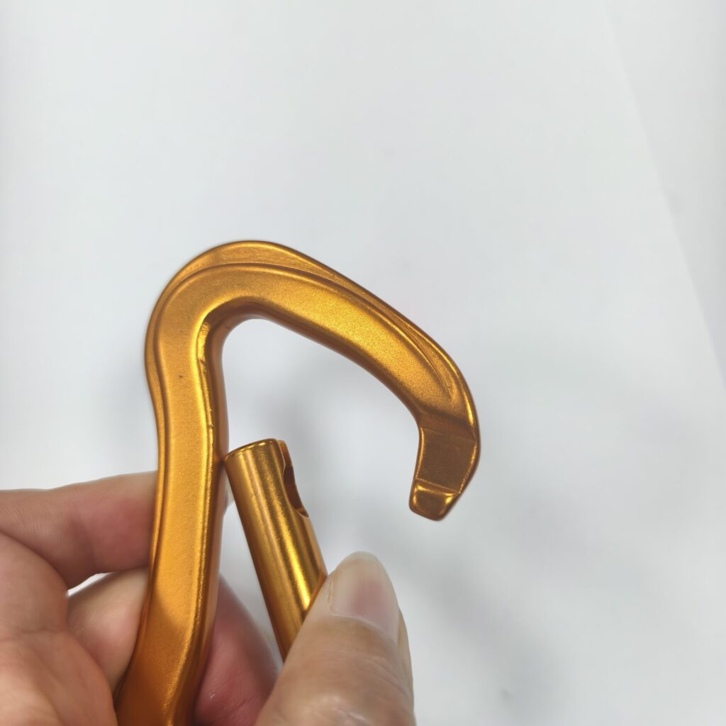 A2101 Orange Aluminum Climbing Carabiner1