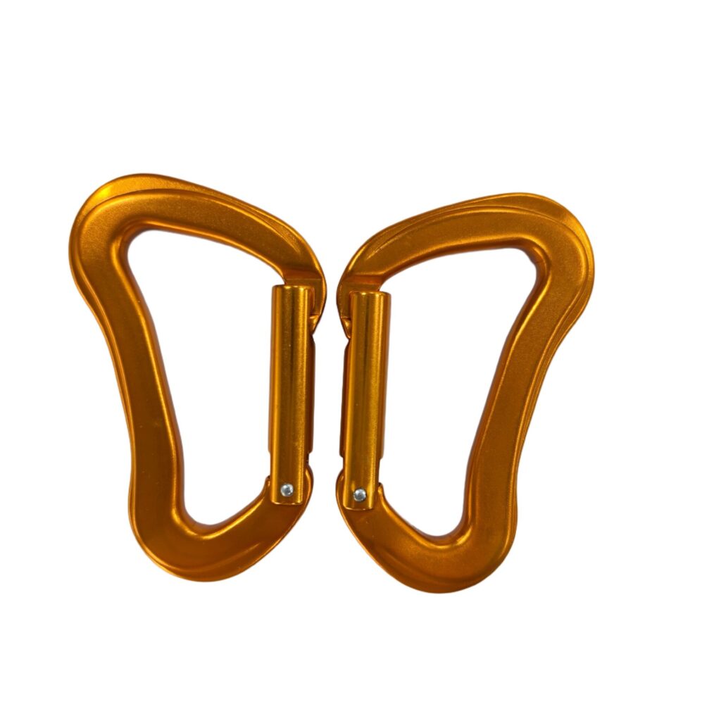 A2101 Orange Aluminum Climbing Carabiner3