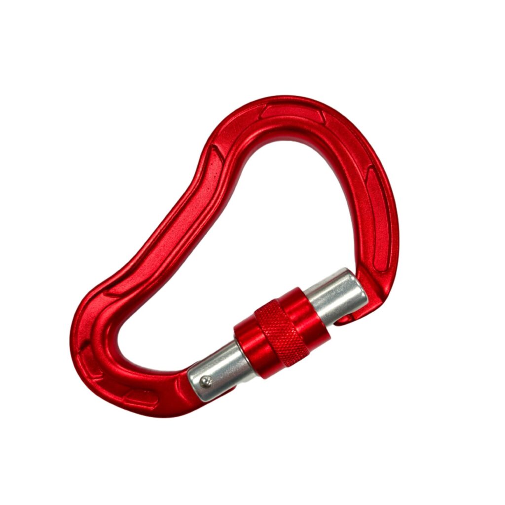 A2104N Red Aluminum Carabiner1