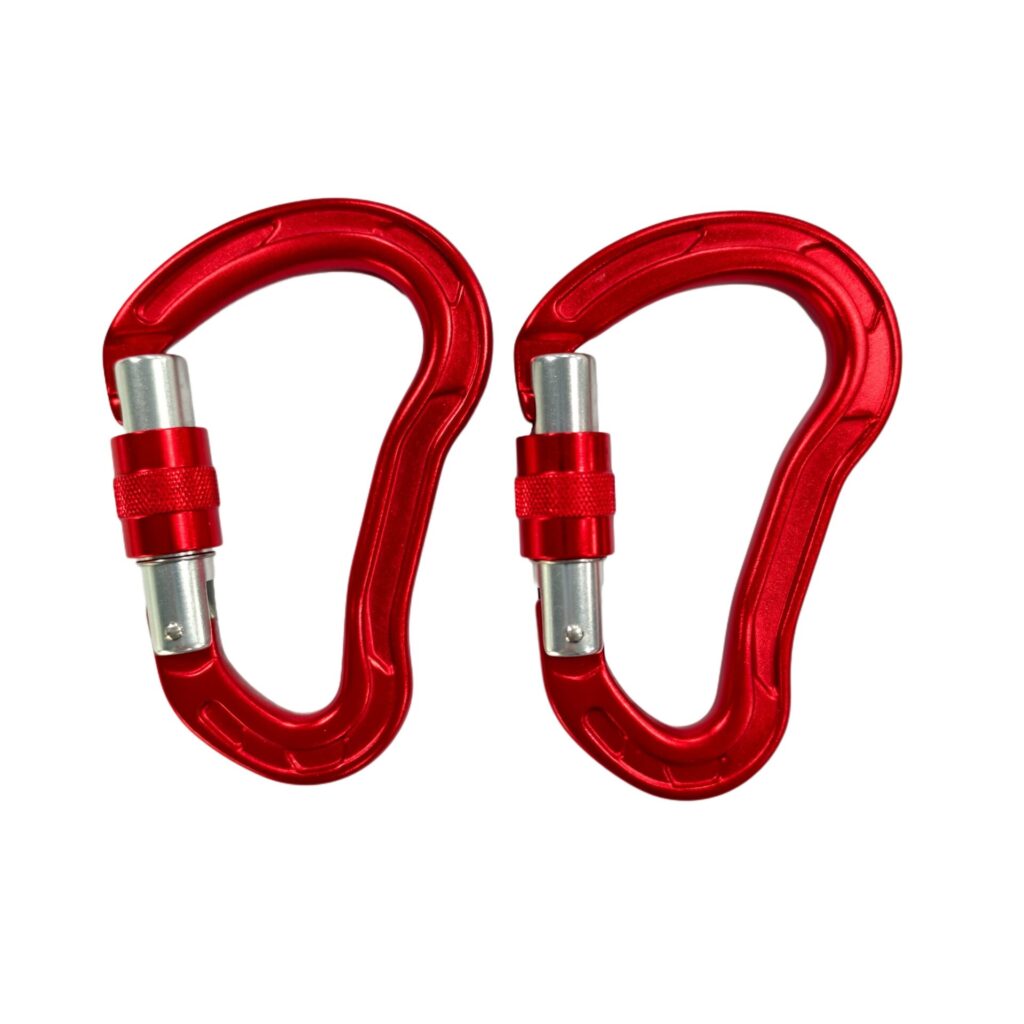 A2104N Red Aluminum Carabiner1