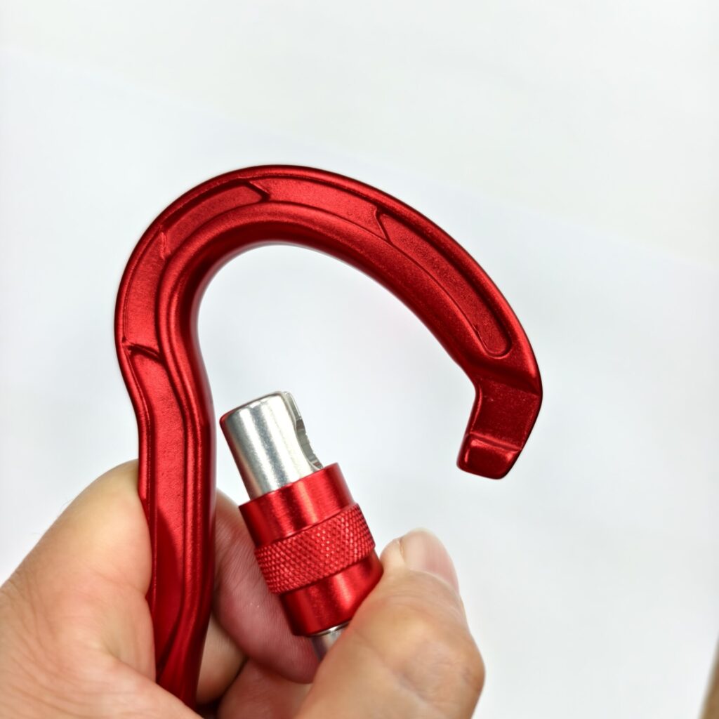 A2104N Red Aluminum Carabiner5