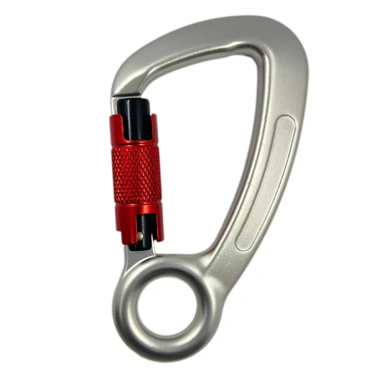 A2304TN Silver Aluminum Climbing Carabiner