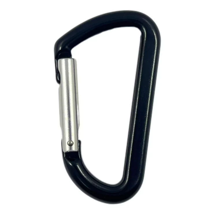 A808 Black Aluminum Carabiner