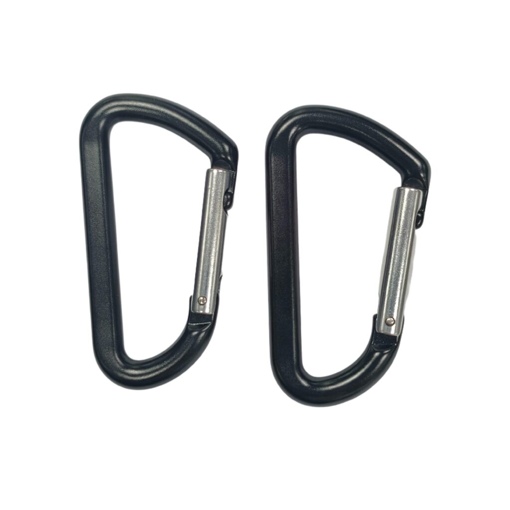 A808 Black Aluminum Carabiner