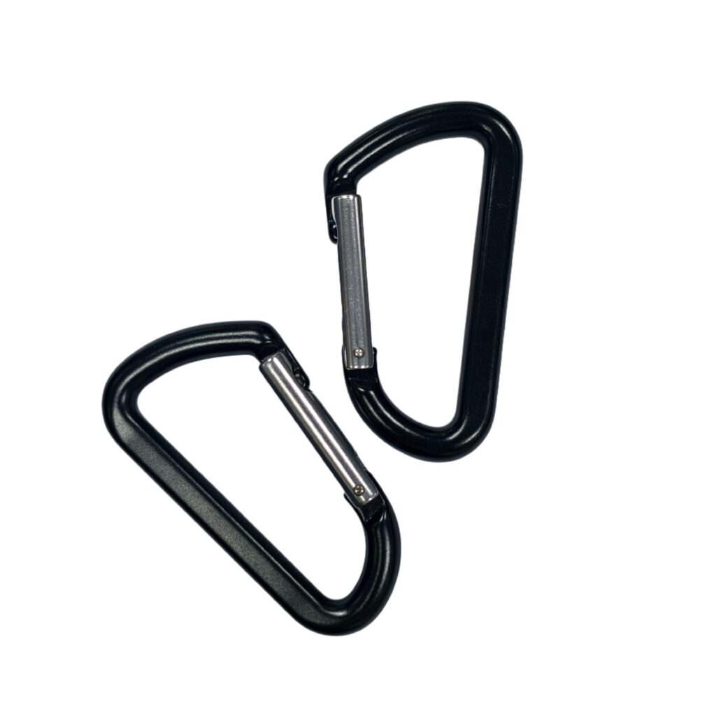 A808 Black Aluminum Carabiner