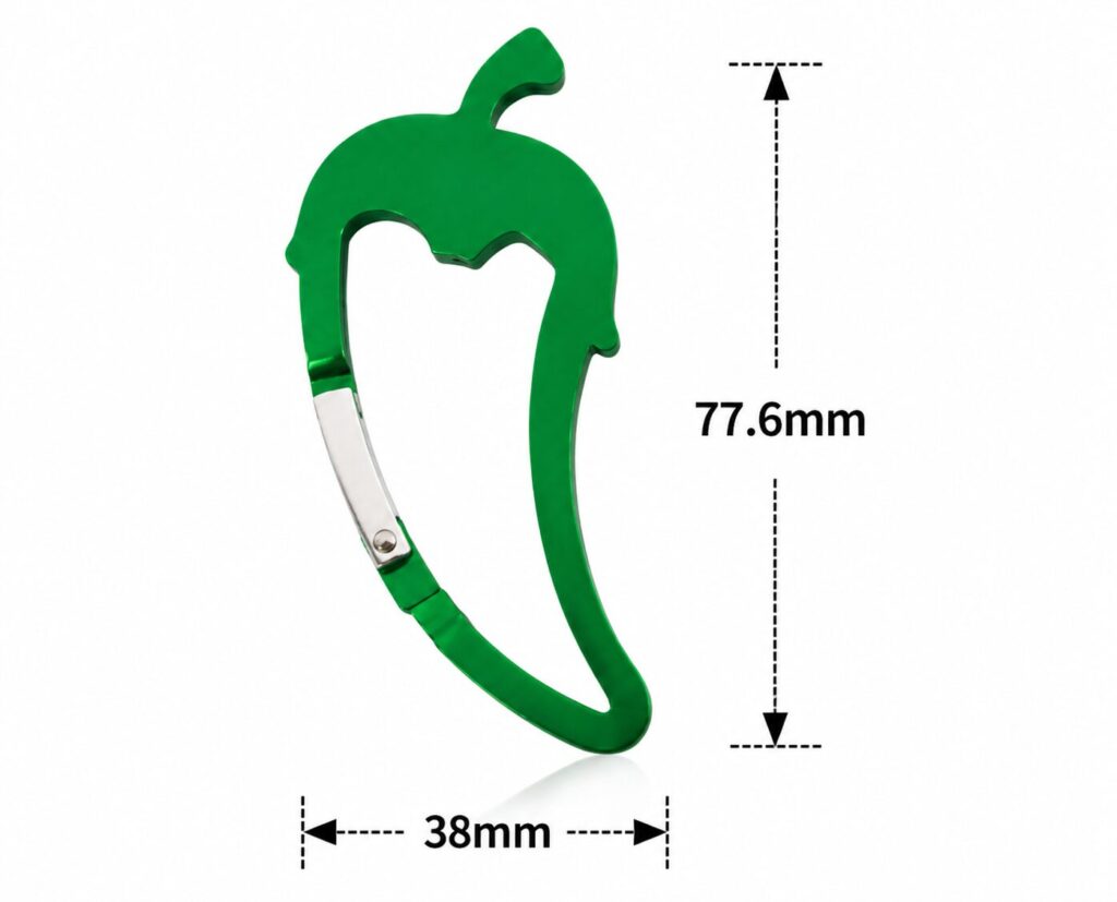 Chili-Shaped Carabiner 2