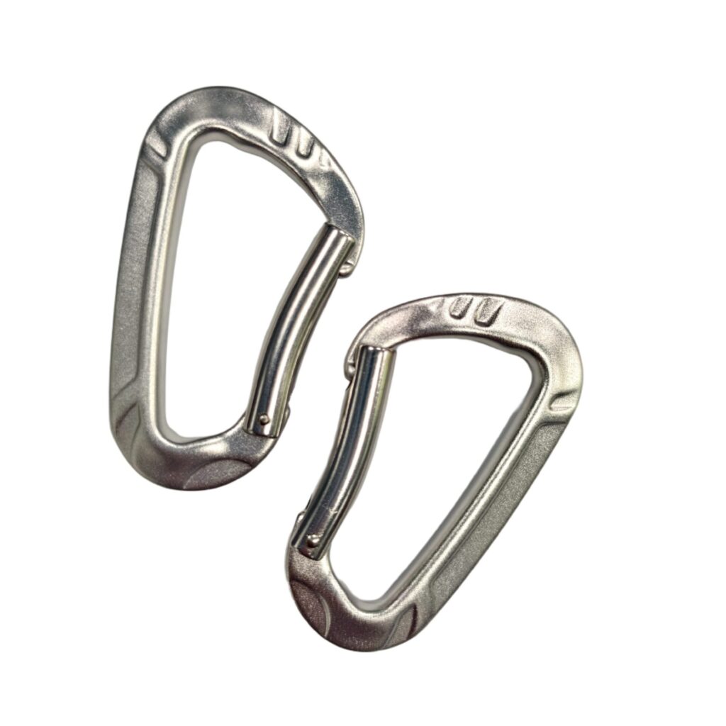 D Shape Bent Gate Carabiner