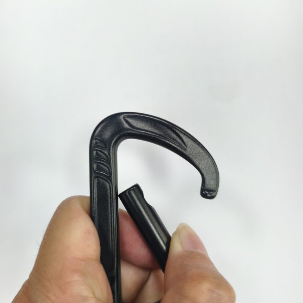 D Shape Straight Gate Carabiner