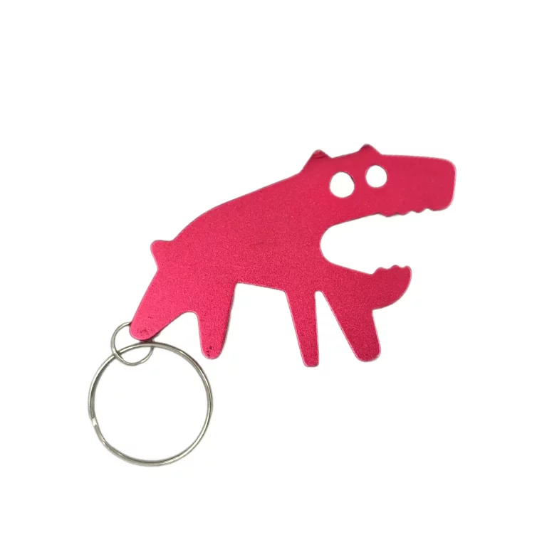 Hippo-Shaped Aluminum Bottle Opener