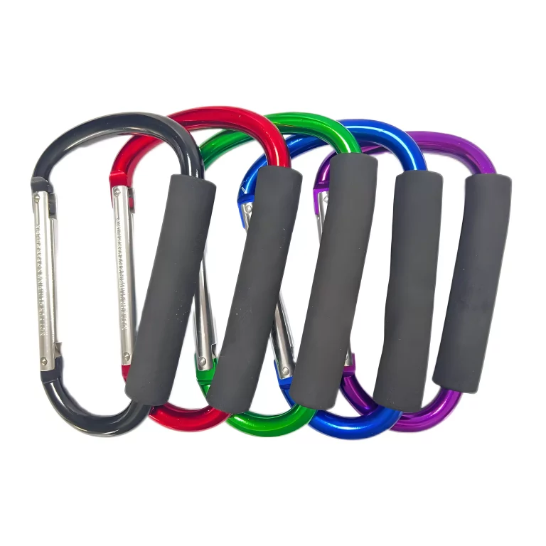 Large Aluminum Alloy Karabiner with Foam Grip for Dog Leash
