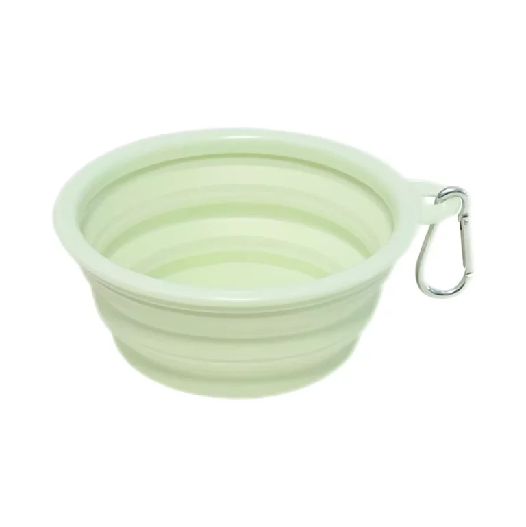 TPE Plastic Pet Bowl with Carabiner (13/18/20/22/25cm)