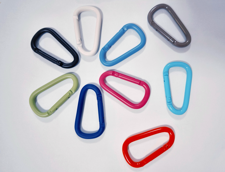 Why does mold making for carabiners require a minimum order quantity and an assessment of repeat order capability?