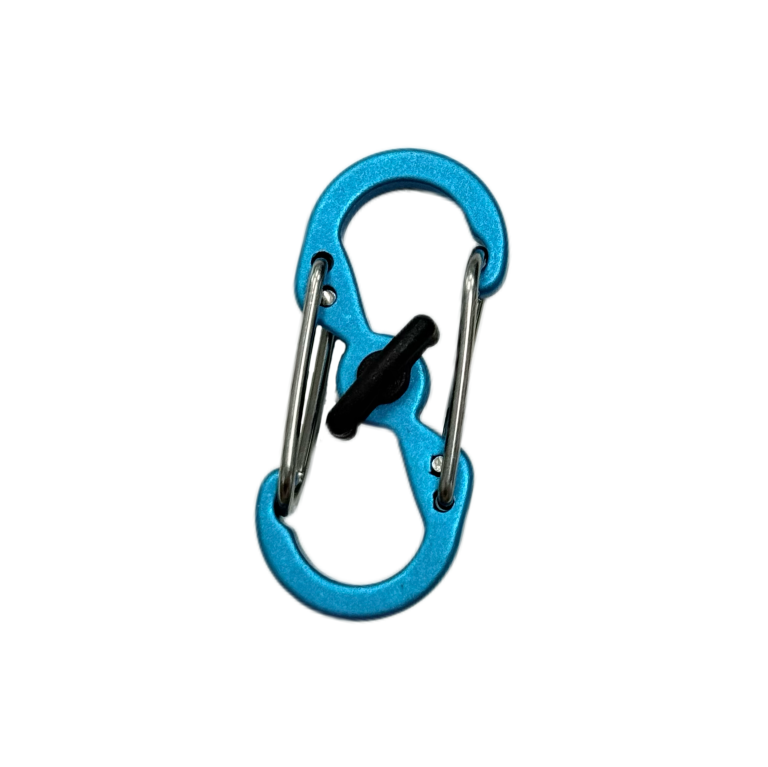 Multifunctional S-shaped carabiner makes outdoor travel more efficient