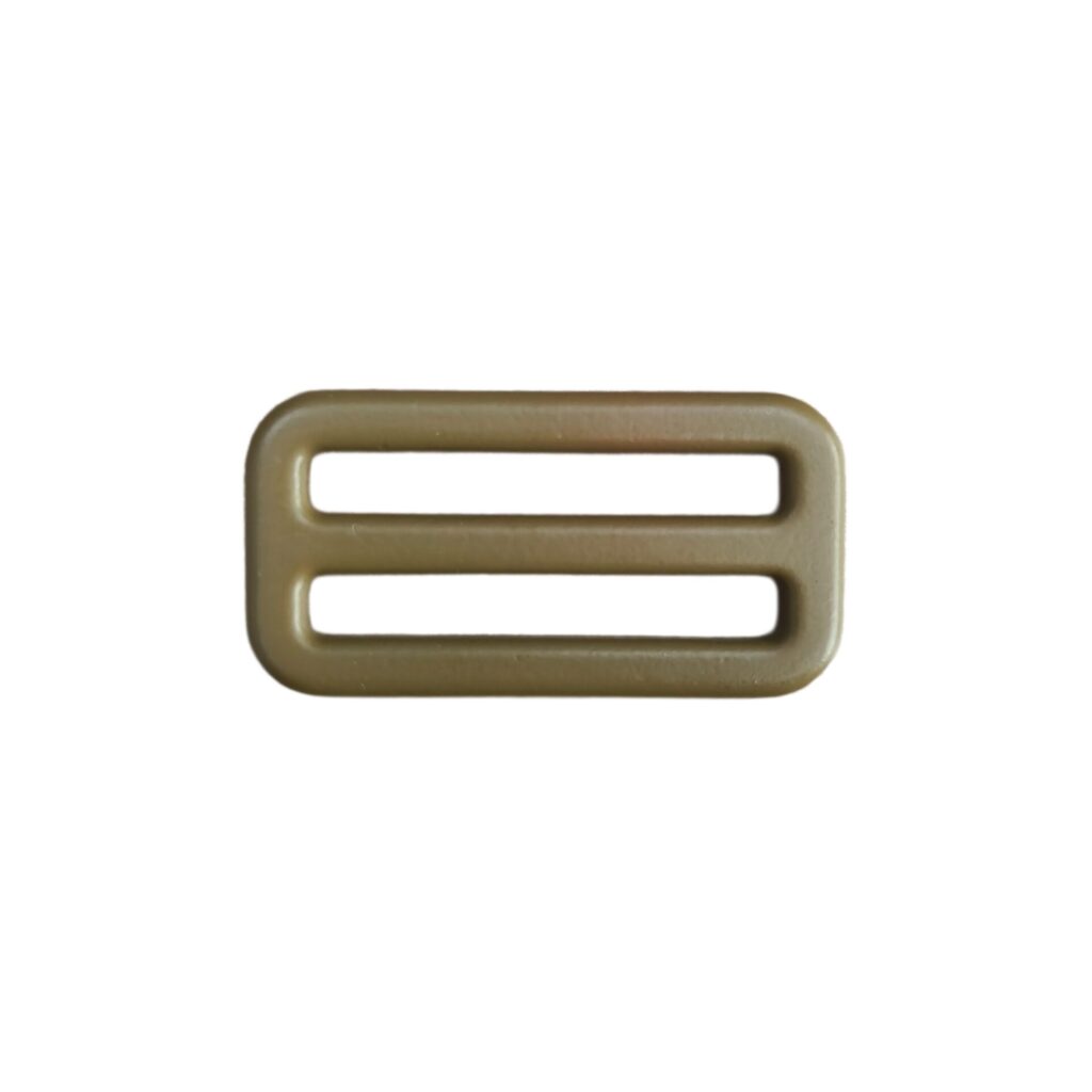 anodized aluminum webbing adjuster